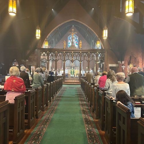 Sunday morning English High Mass